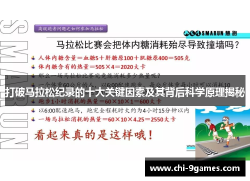 打破马拉松纪录的十大关键因素及其背后科学原理揭秘